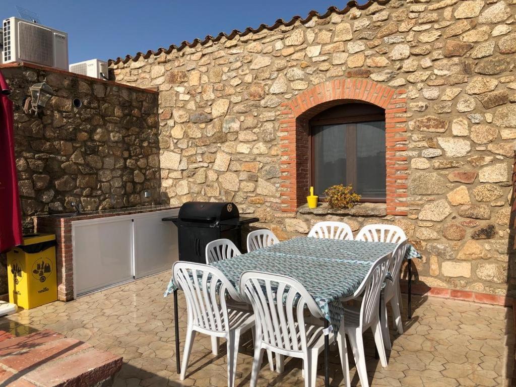 Casa - Apartamento Rural La Tahona Del Abuelo Plasenzuela Bagian luar foto